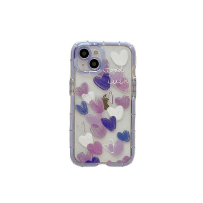 Heart Transparent Phone Case - iPhone 14 Pro Max / 14 Pro