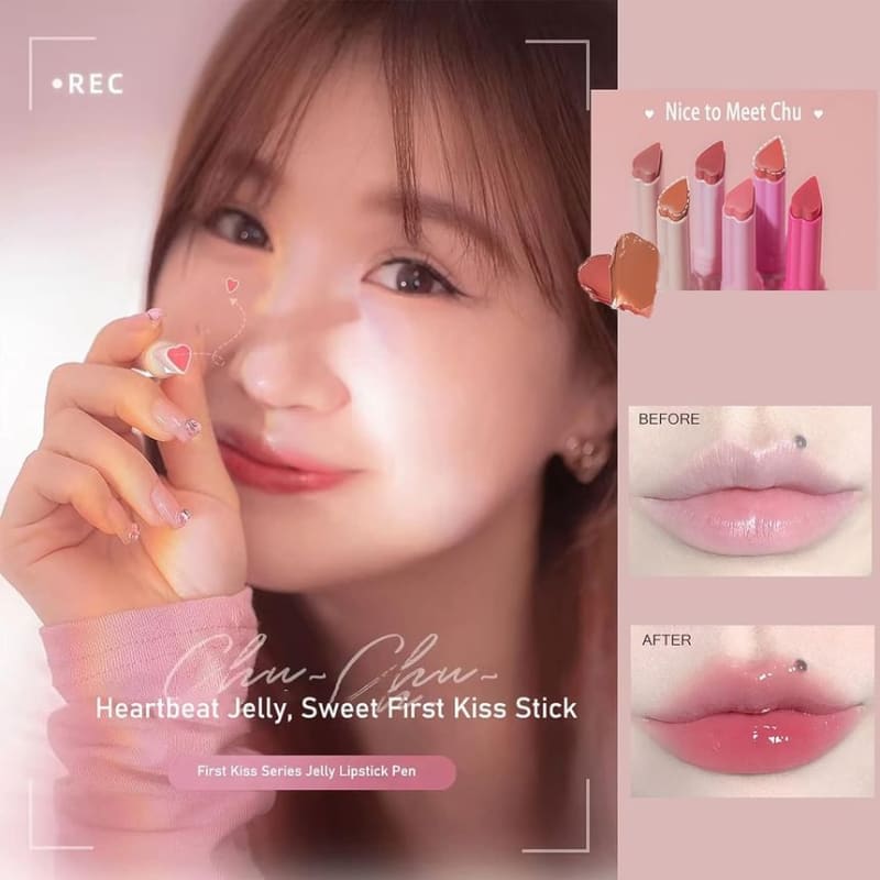 Heartbeat Jelly Lipstick- 5 Colors (1-5)