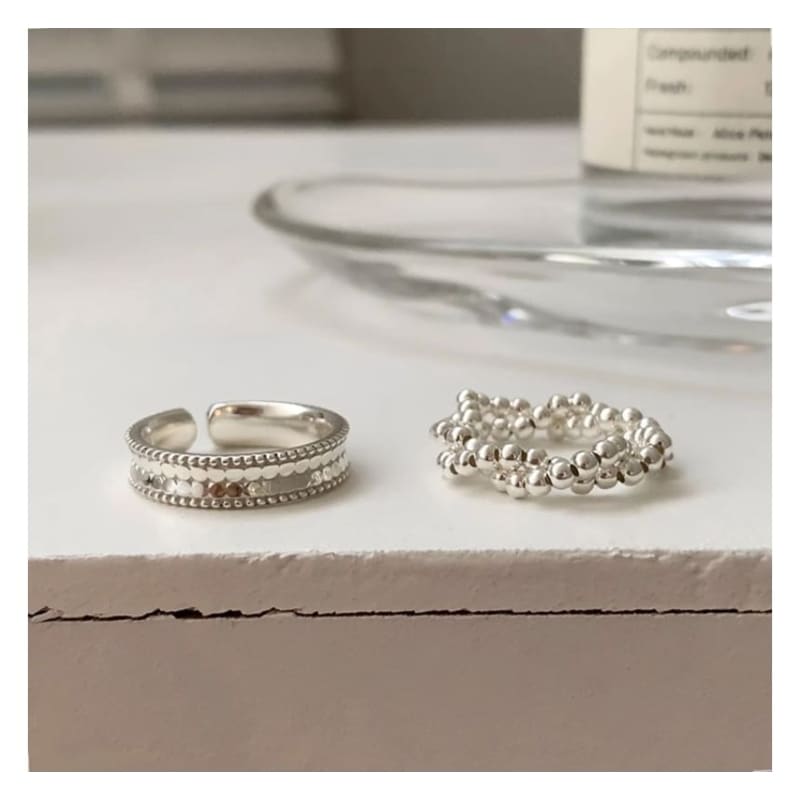 Helical Bead Elastic Alloy Ring / Alloy Open Ring