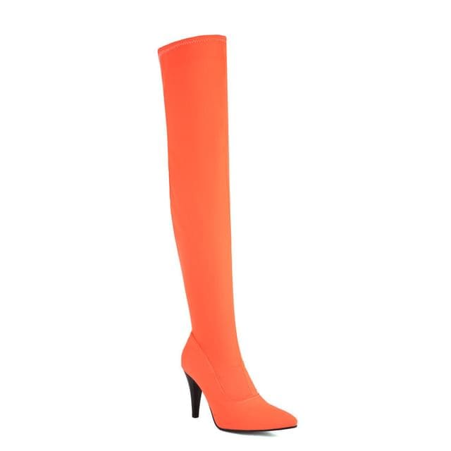 High Heel Over - Tangerine Red / 35