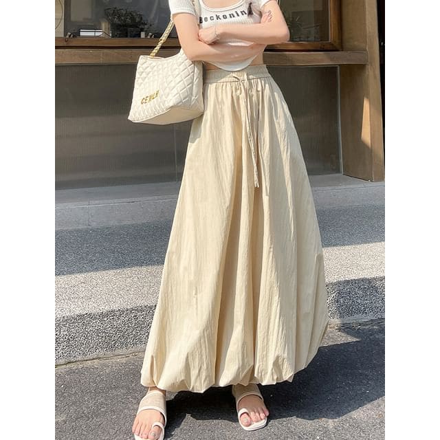 High Rise Plain Maxi