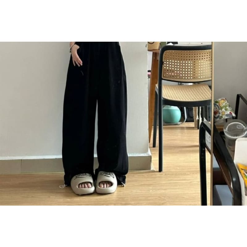 High Rise Wide Leg Sweatpants (Various Designs)