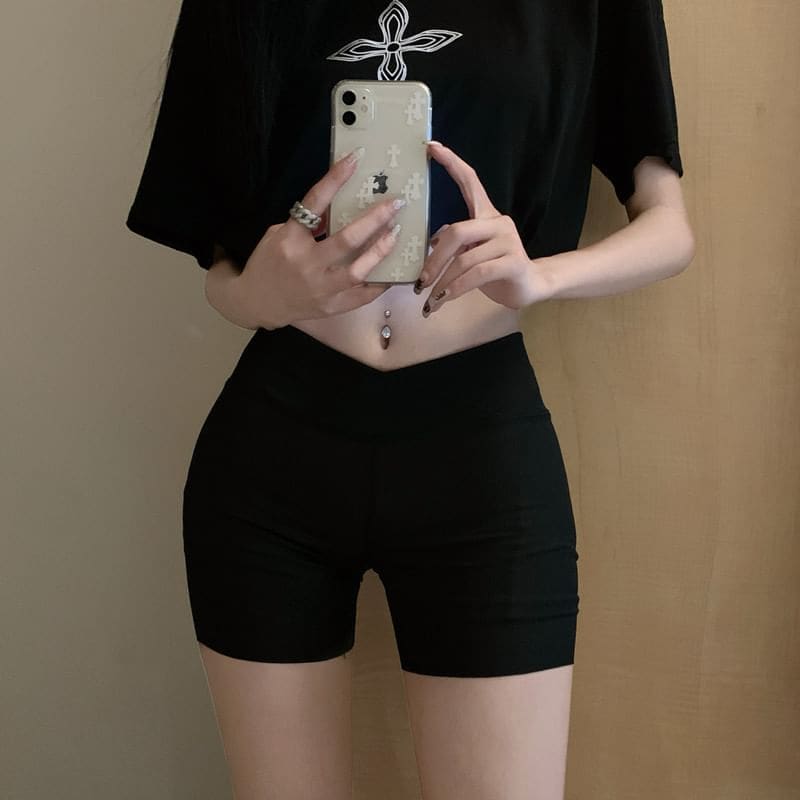 High Waist Plain Boyshorts