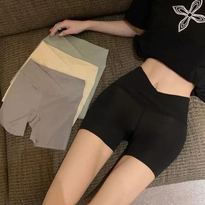 High Waist Plain Boyshorts