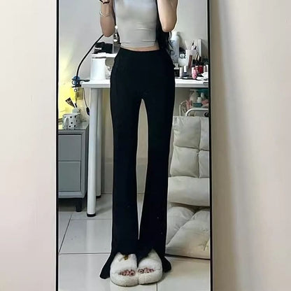 High Waist Plain Front