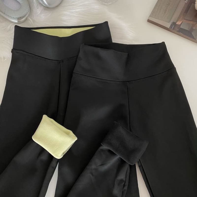 High Waist Plain Leggings