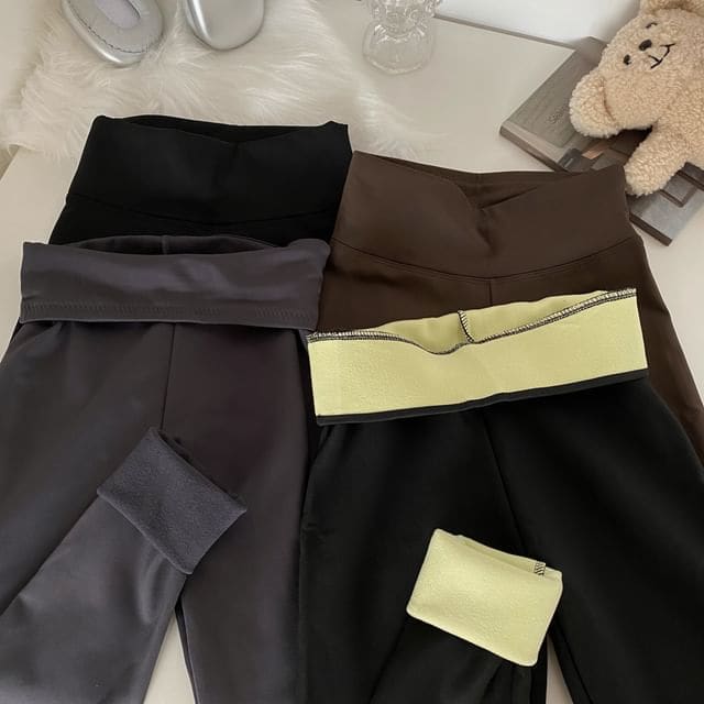 High Waist Plain Leggings