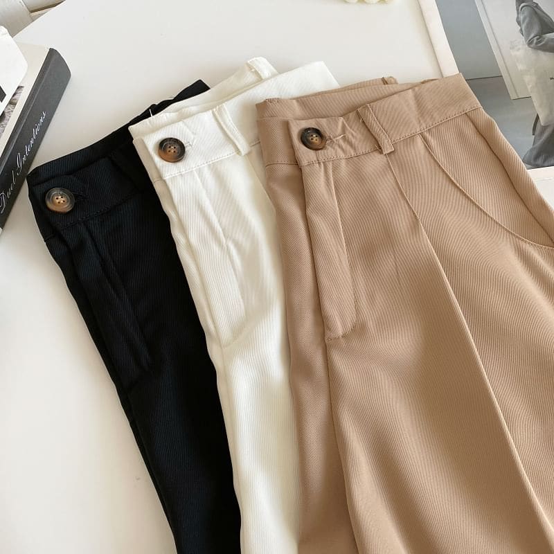 High Waist Plain Shorts