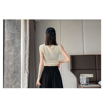 High Waist Pleated Loose Cutting Wide Leg Pants Egirldoll