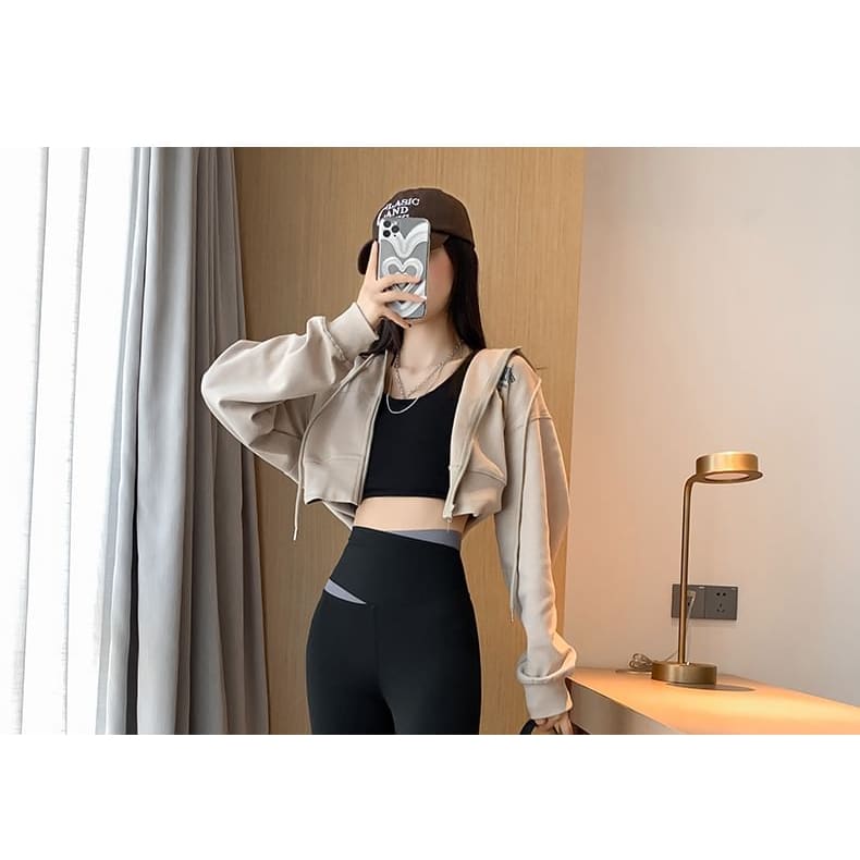 High Waist Two Tone Sports Leggings