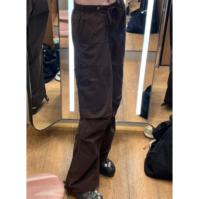 High Waist Wide Leg Cargo Pants (Various Designs)