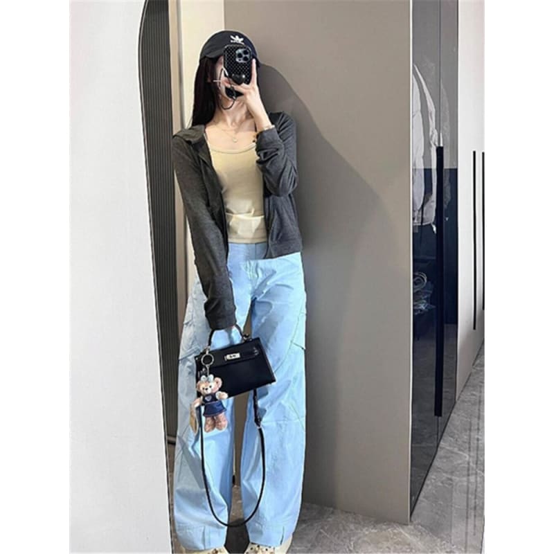 High Waist Wide Leg Jeans (Various Designs)