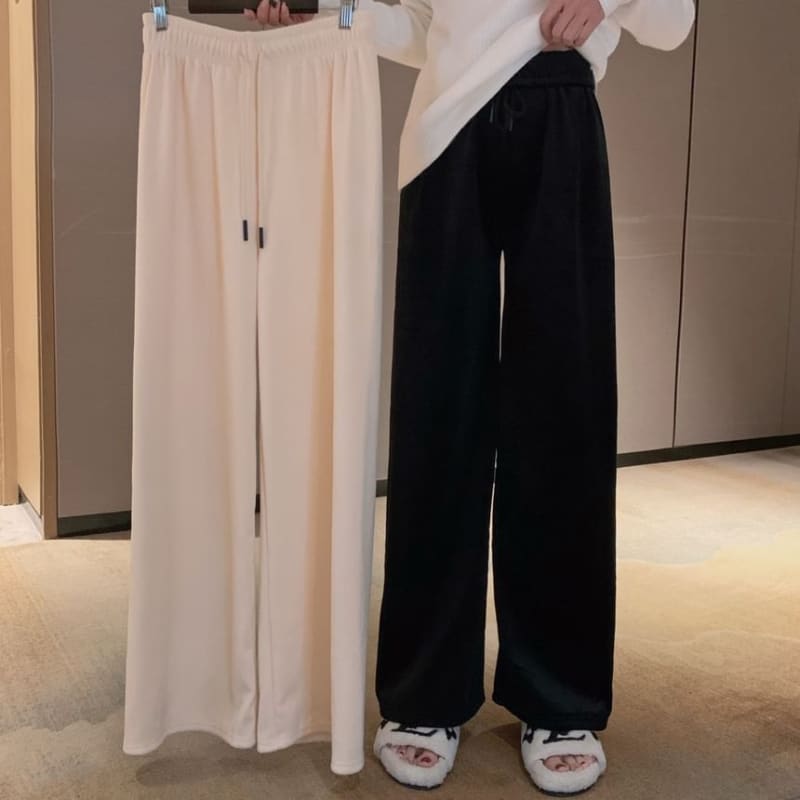 High Waist Wide Leg Pants / Sweatpants