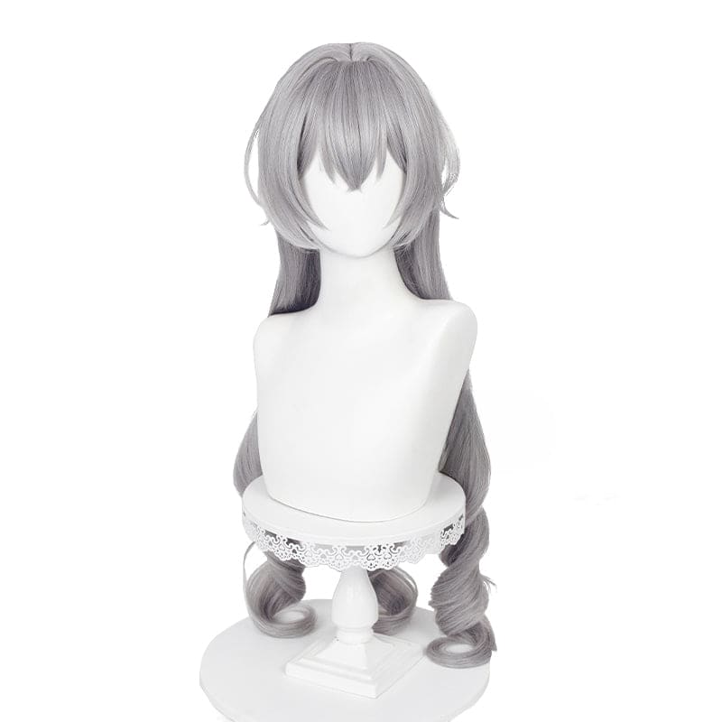 Honkai Star Rail Bronia Cute Long Curly Gray Wig ON827