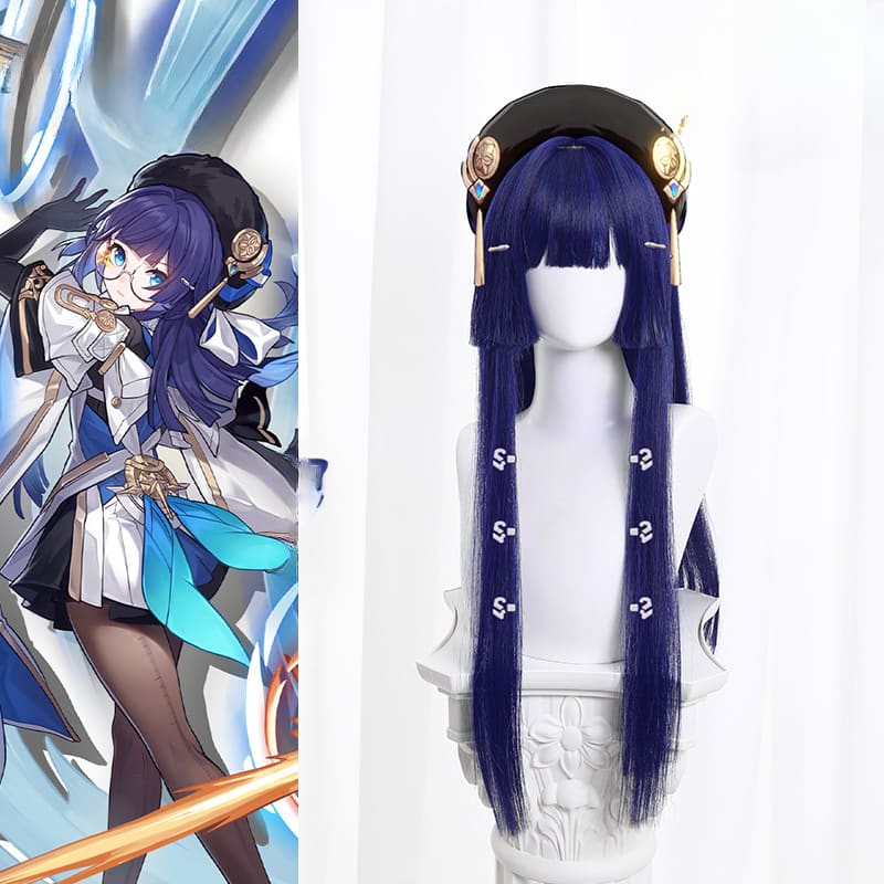 Honkai Star Rail Pela Blue Long Cosplay Wig ON794 - F