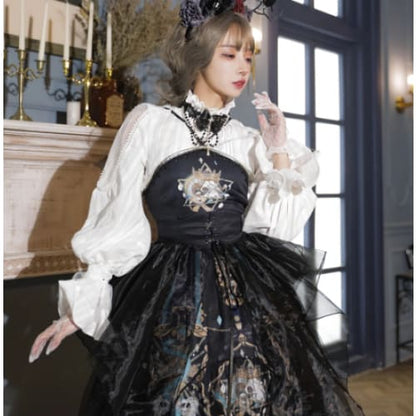 Japanese Fashion Gothic Vintage Lolita Princess Dress