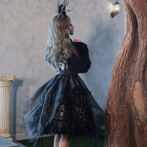 Japanese Fashion Gothic Vintage Lolita Princess Dress – KawaiiMoriStore