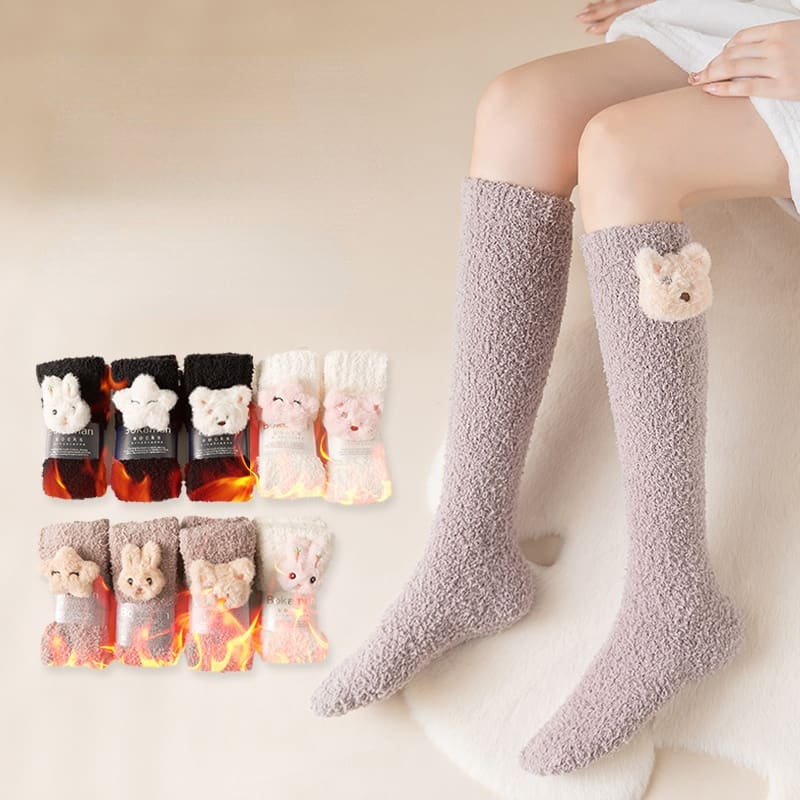 Japanese Kawaii Animal Fleece Knee Socks MM2241