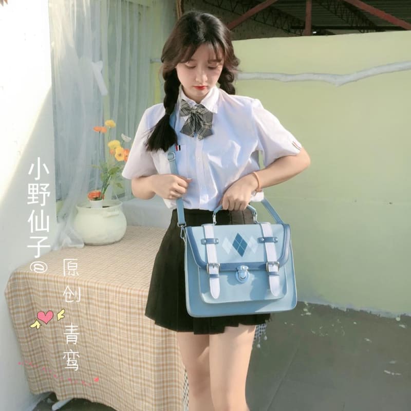 Japanese Retro Lolita Sweet PU Shoulder Messenger Bag