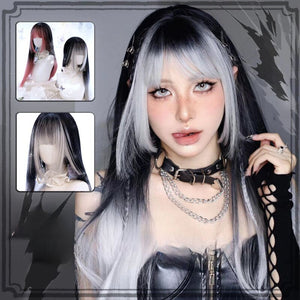 Jirai Kei Gradient Wigs ON1515 - Silver black