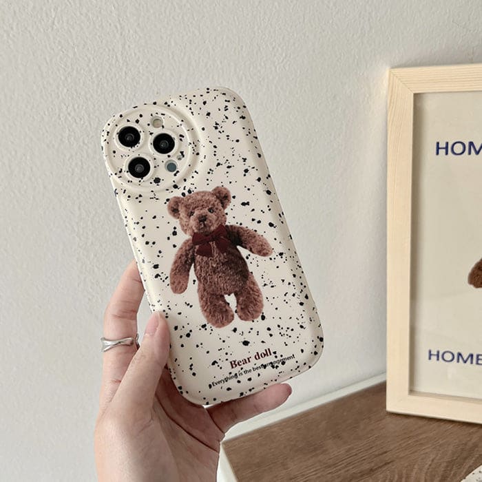 Kawaii Bear iPhone Case - IPhone Case