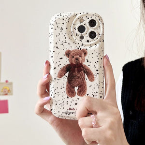 Kawaii Bear iPhone Case - IPhone Case