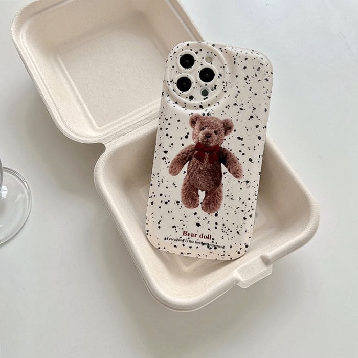 Kawaii Bear iPhone Case - IPhone Case