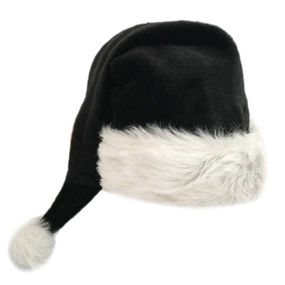 Kawaii Black Plush Long Christmas Santa Hat MK17076 - 75CM