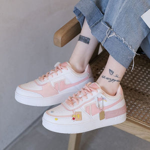 Kawaii Candy Color Lolita Shoes SP16724 - Pink / CN 35
