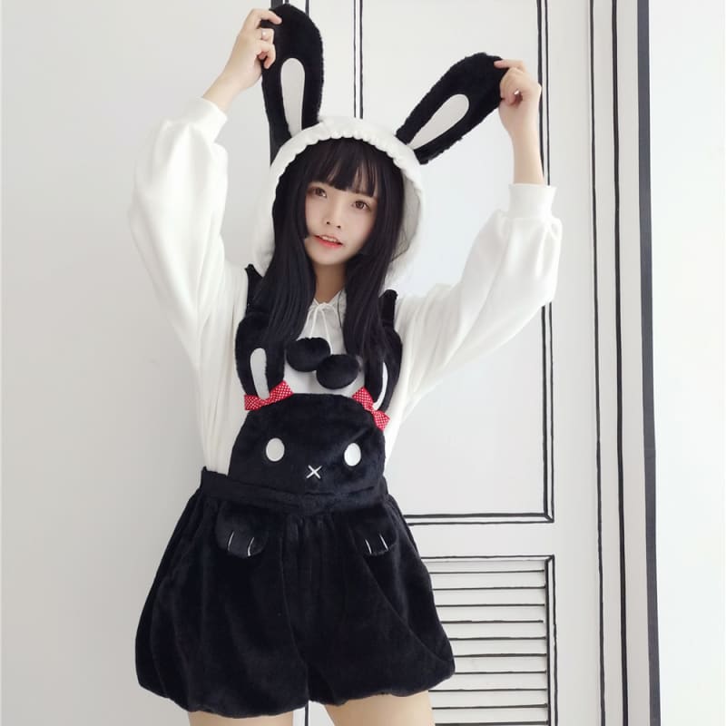 Kawaii Cat/Bear/Bunny Furry Suspender Dress MK17011