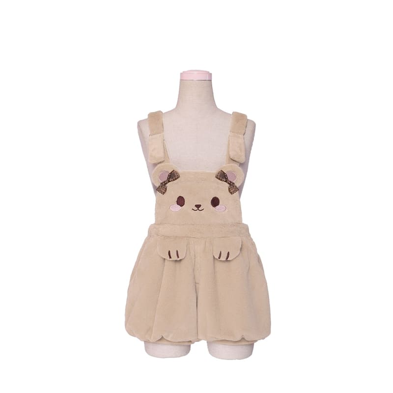 Kawaii Cat/Bear/Bunny Furry Suspender Dress MK17011