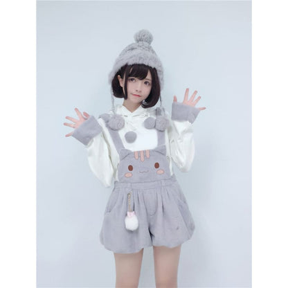 Kawaii Cat/Bear/Bunny Furry Suspender Dress MK17011