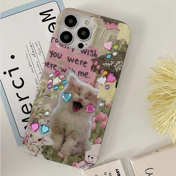 Kawaii Cat Phone Case - IPhone Case