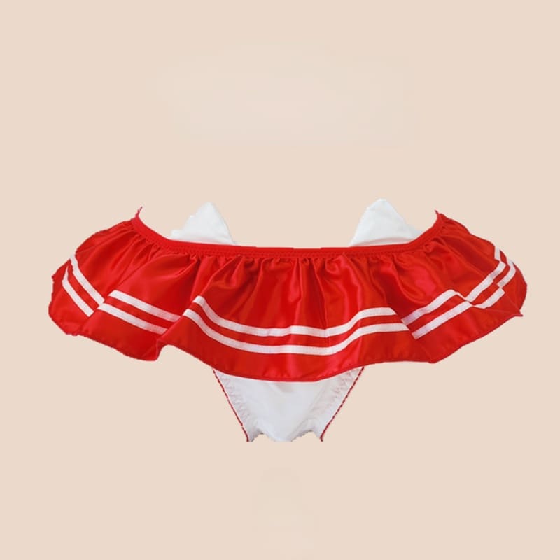 Kawaii Cute Cat Ear Undies Panties MK16977 - JK Red / M