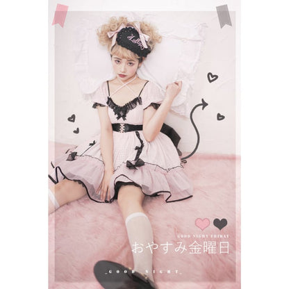 Kawaii Doll Good Night Friday Lolita Dress MK160141