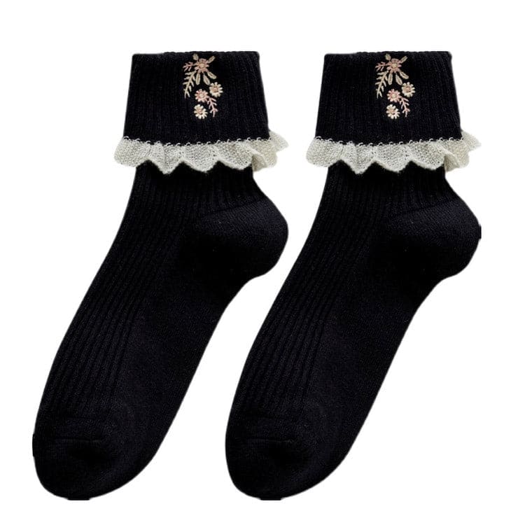 Kawaii Floral Socks - Socks