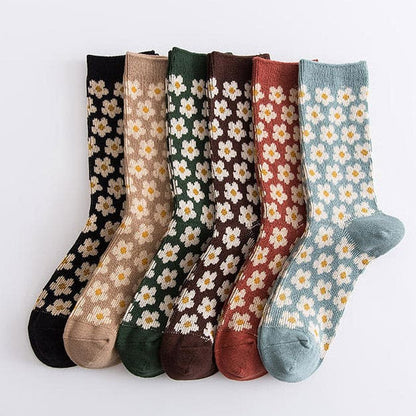 Kawaii Floral Socks - Socks