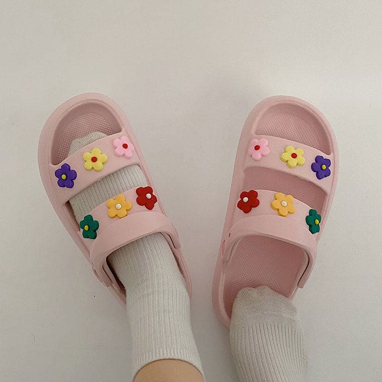 Kawaii Flower Sandals - Slippers