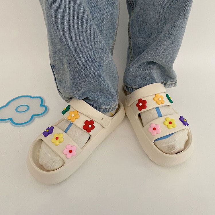 Kawaii Flower Sandals - Slippers