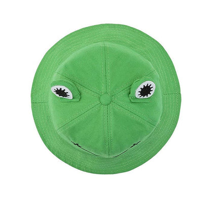 Kawaii Frog Bucket Hat - Standart / Green - Hats