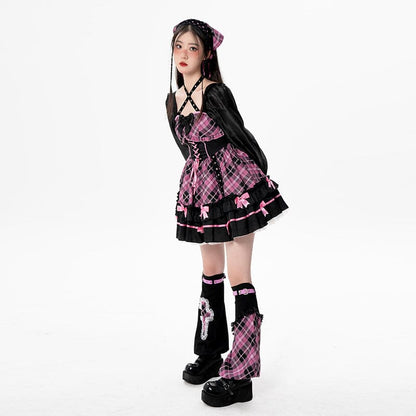 Kawaii Harajuku Black Pink Outfits ON812 - outfit