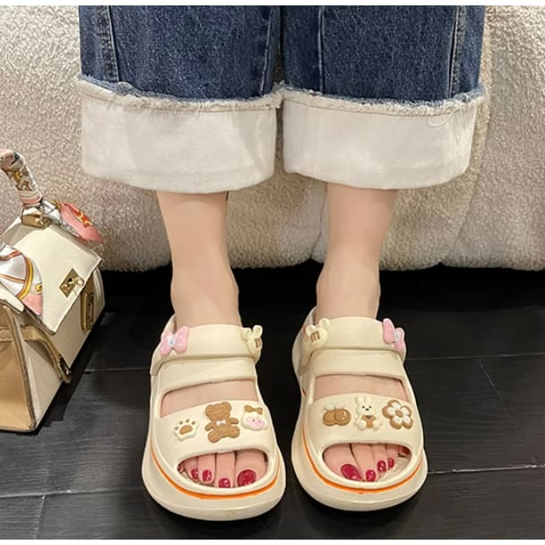 Kawaii Home Wear Bunny and Bear Sandals ON873 - Slipper