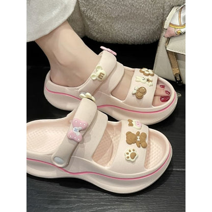 Kawaii Home Wear Bunny and Bear Sandals ON873 - Slipper