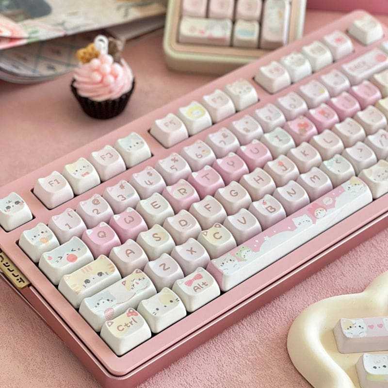 Kawaii Mechanical Keyboard Cap - Pink