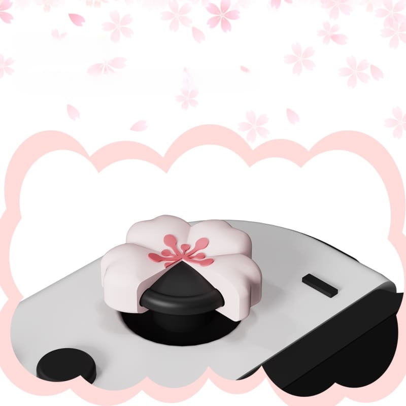 Kawaii Nintendo Switch OLED Kawaii Pink Sakura Thumb Grips