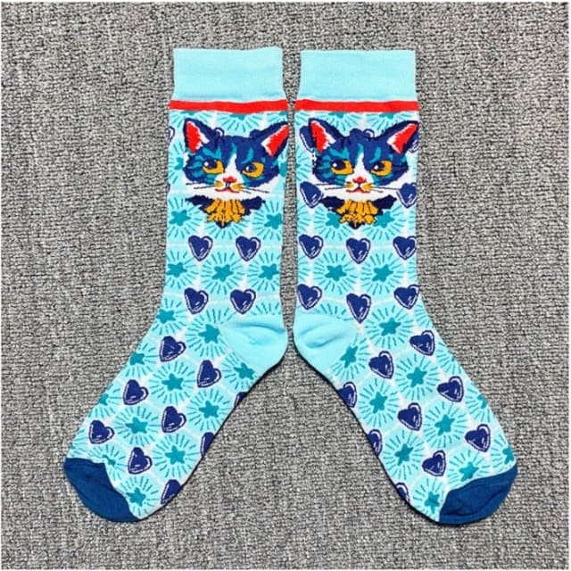 Kawaii Occident Fashion Colorful Print Socks MM2235