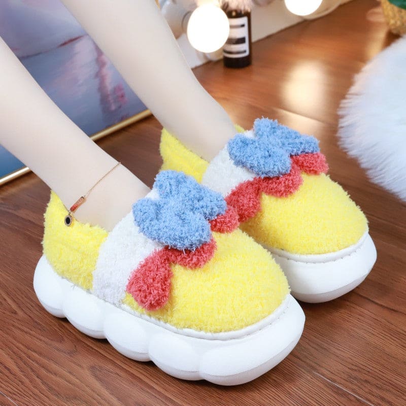 Kawaii Pastel Colors Cute Bow Slippers ON889 - 01 Yellow /