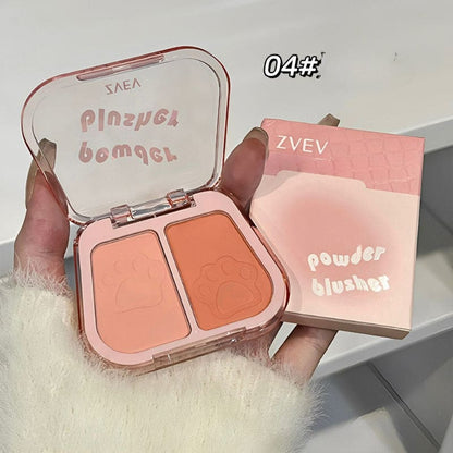 Kawaii Paw Double Color Blush - 04# / 8g