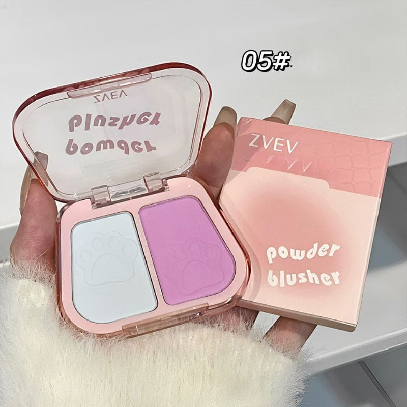 Kawaii Paw Double Color Blush - 05# / 8g