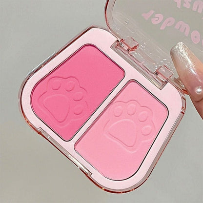 Kawaii Paw Double Color Blush